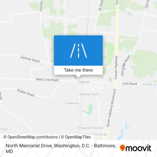 North Memorial Drive map