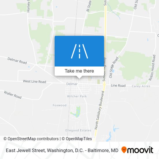 East Jewell Street map
