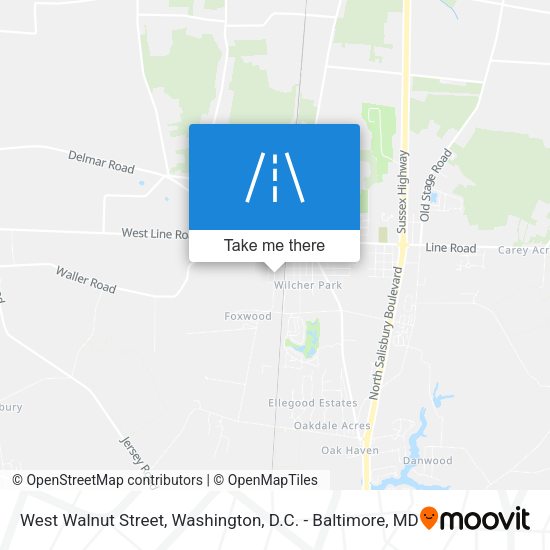Mapa de West Walnut Street
