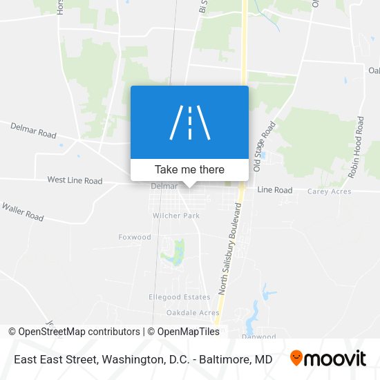 East East Street map