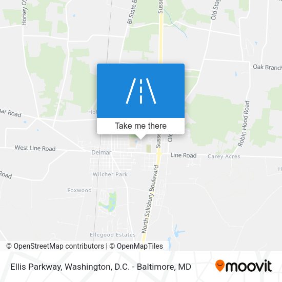 Ellis Parkway map