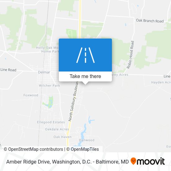 Mapa de Amber Ridge Drive