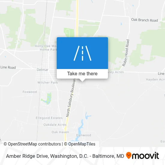 Amber Ridge Drive map