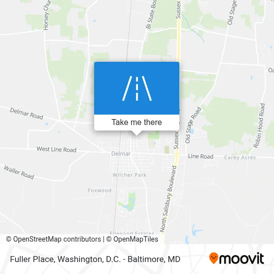 Fuller Place map