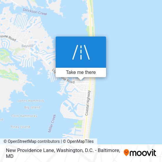 Mapa de New Providence Lane