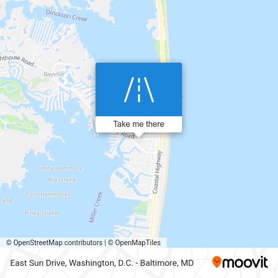 East Sun Drive map