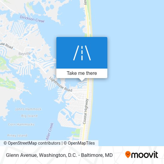 Glenn Avenue map