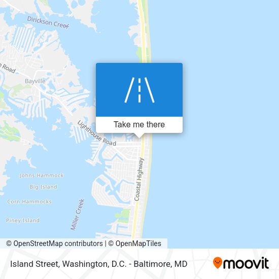 Island Street map