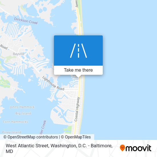 Mapa de West Atlantic Street
