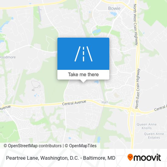 Peartree Lane map
