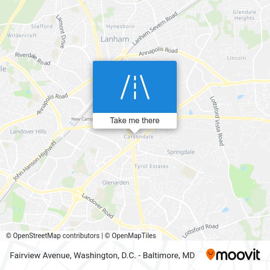 Mapa de Fairview Avenue
