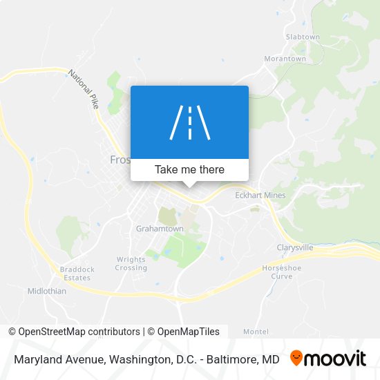 Maryland Avenue map
