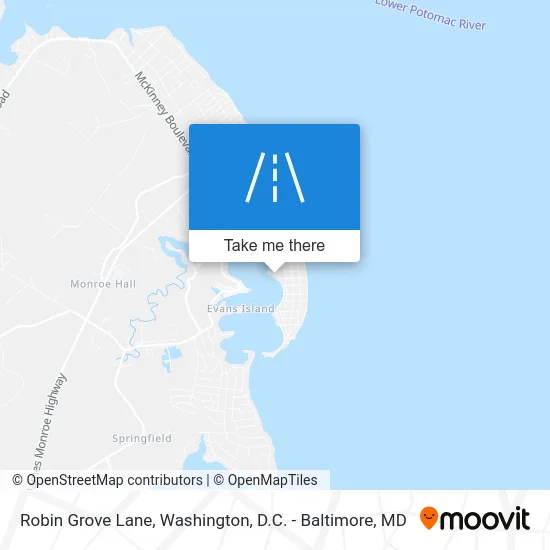 Robin Grove Lane map