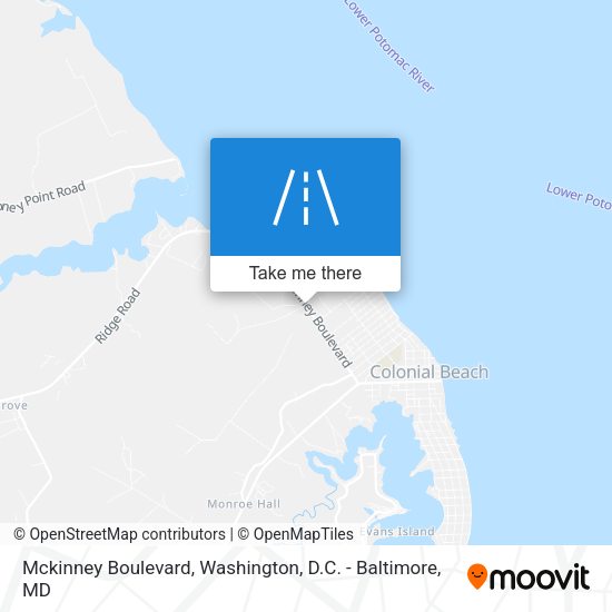 Mapa de Mckinney Boulevard