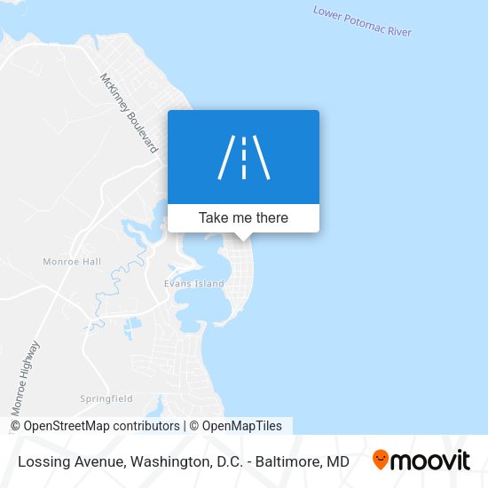 Mapa de Lossing Avenue