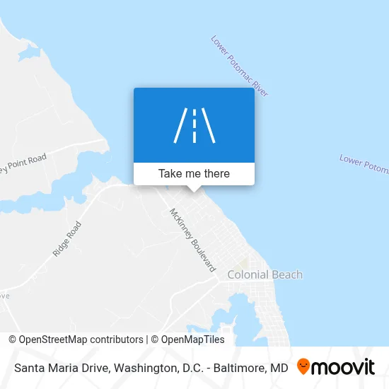 Santa Maria Drive map