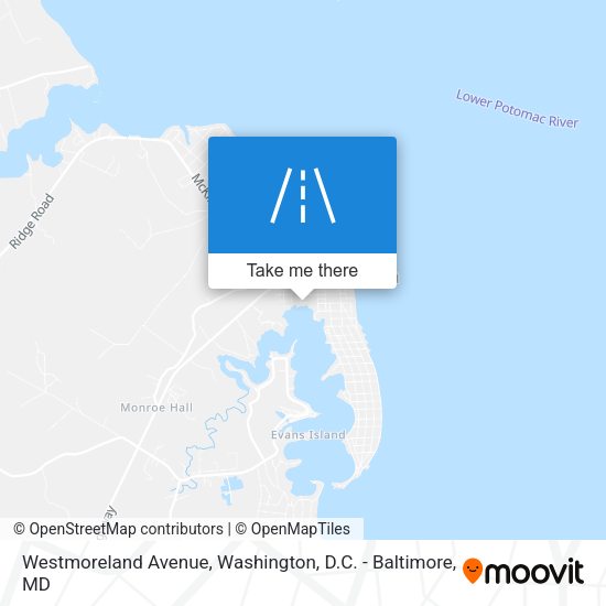 Mapa de Westmoreland Avenue
