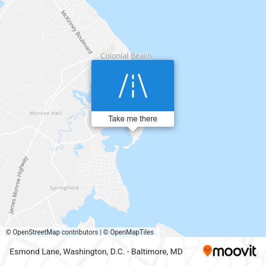Esmond Lane map