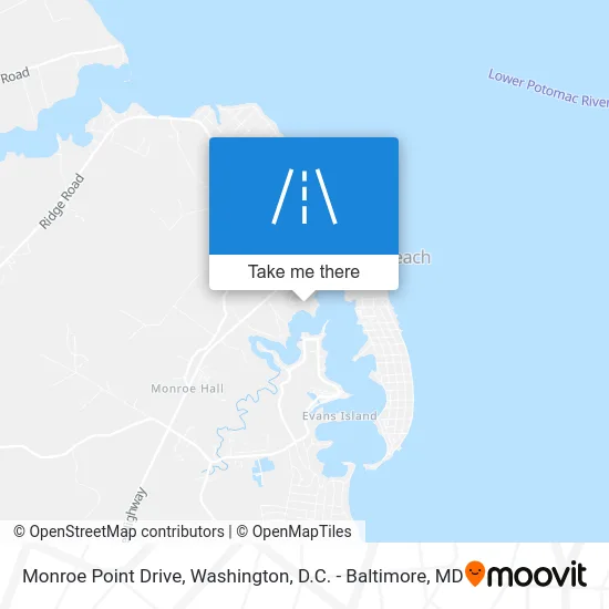 Monroe Point Drive map