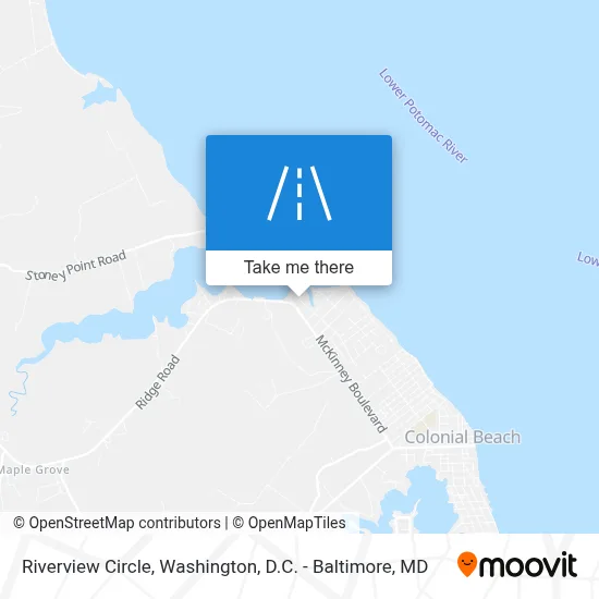 Riverview Circle map