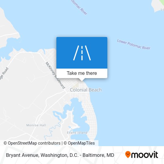 Bryant Avenue map