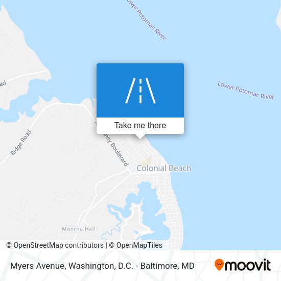 Mapa de Myers Avenue