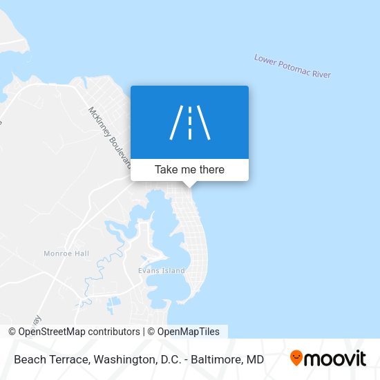 Beach Terrace map