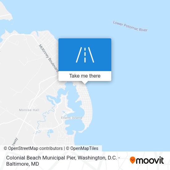 Mapa de Colonial Beach Municipal Pier