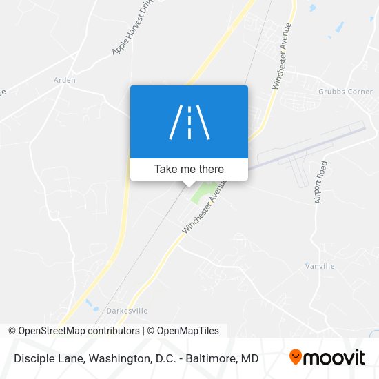 Disciple Lane map