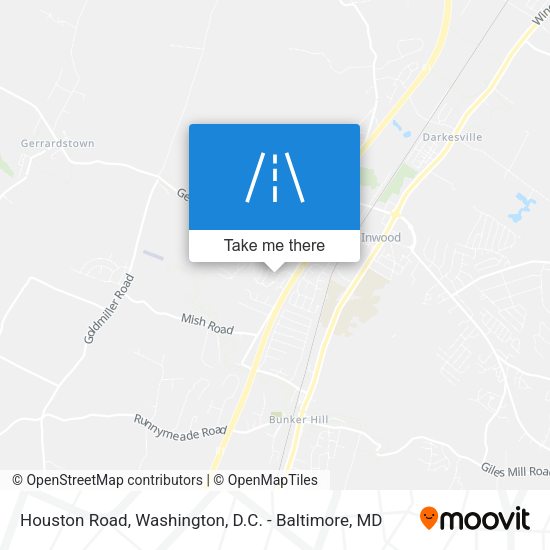Houston Road map