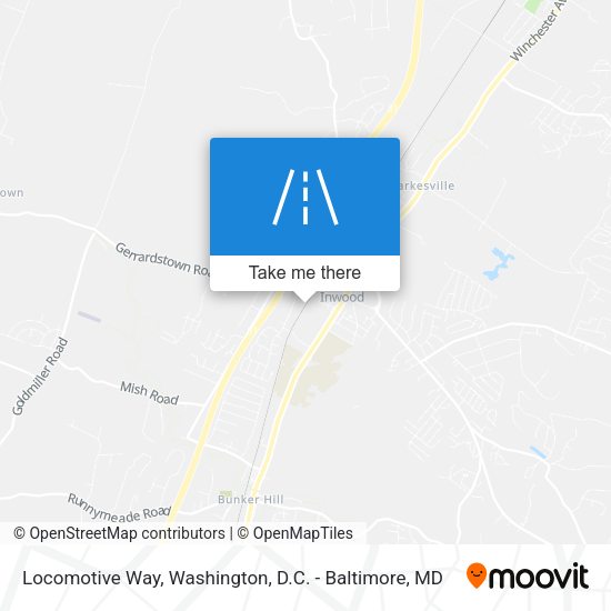 Locomotive Way map