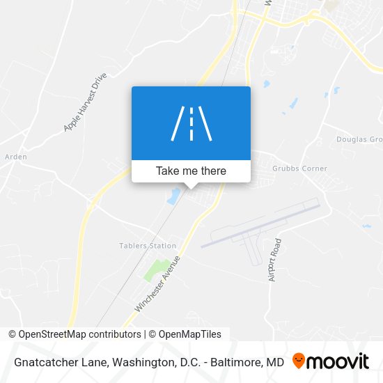 Gnatcatcher Lane map