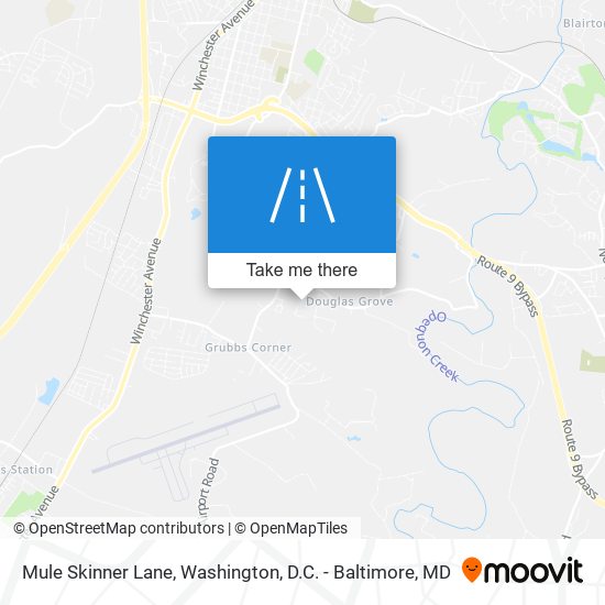 Mapa de Mule Skinner Lane