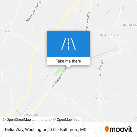 Delia Way map