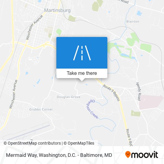 Mermaid Way map