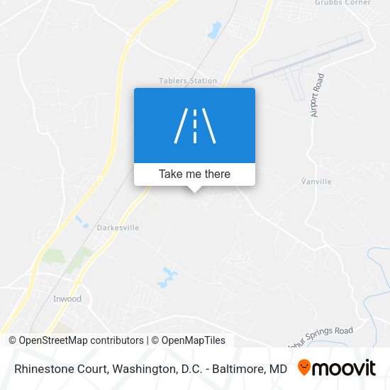 Rhinestone Court map