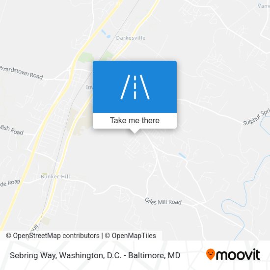 Sebring Way map