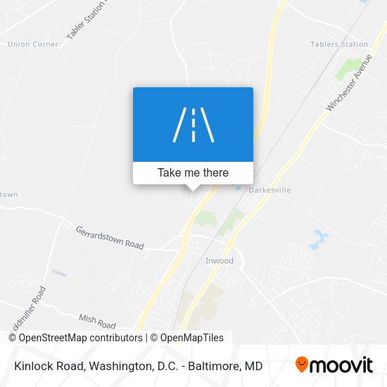 Kinlock Road map