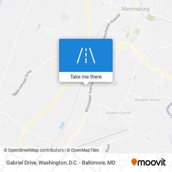 Gabriel Drive map