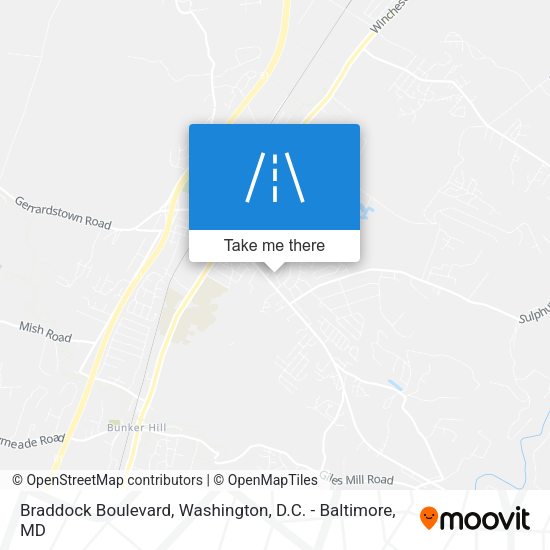 Braddock Boulevard map