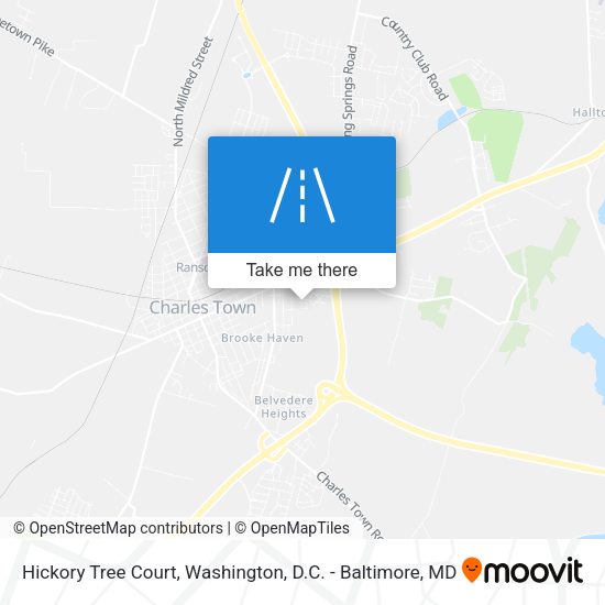 Hickory Tree Court map