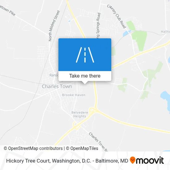 Hickory Tree Court map