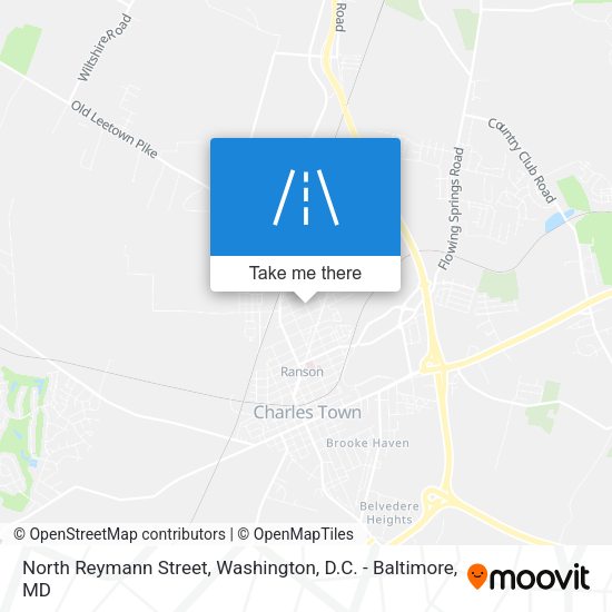 North Reymann Street map