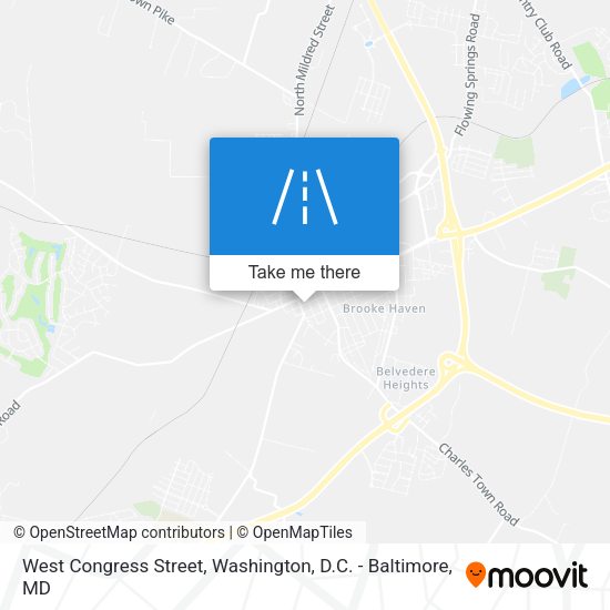 Mapa de West Congress Street