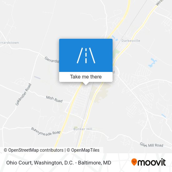 Mapa de Ohio Court