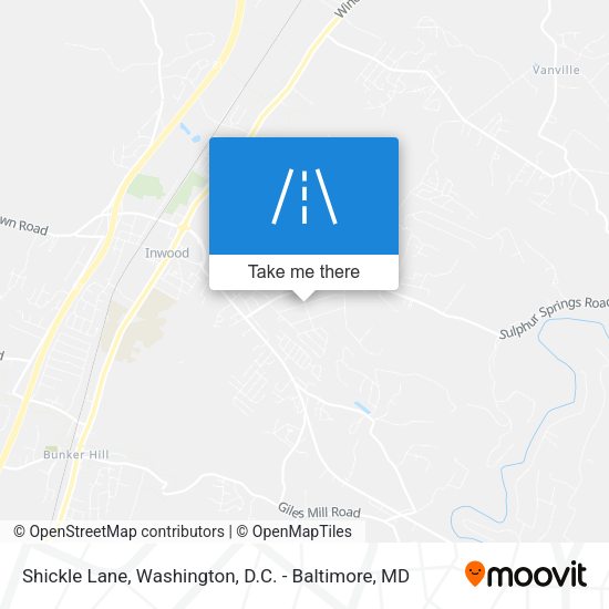 Mapa de Shickle Lane