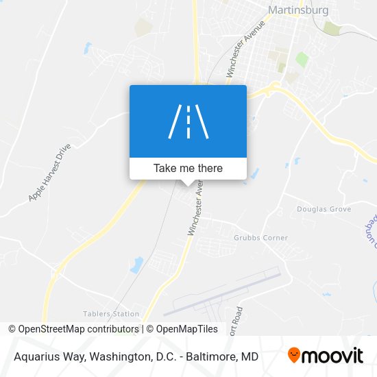 Aquarius Way map