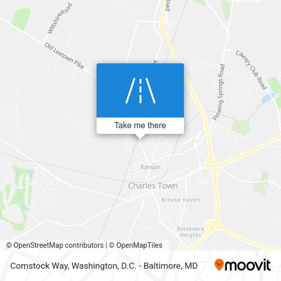 Comstock Way map