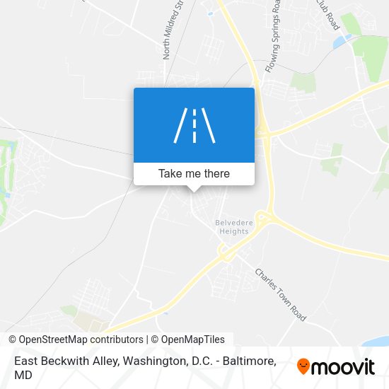 East Beckwith Alley map