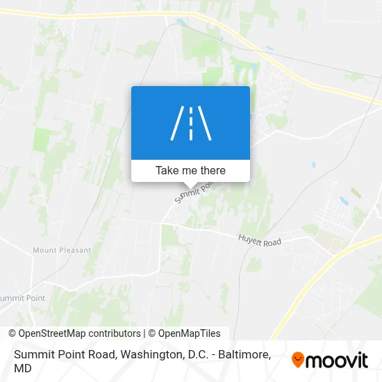 Summit Point Road map